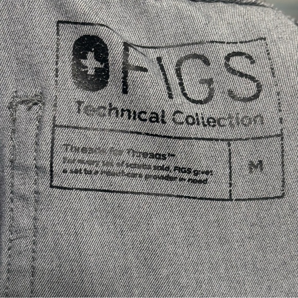 Figs Gray Technical Collection Pants scrubs size medium straight leg - Picture 2 of 11